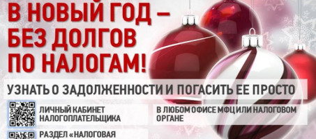 В Новый Год без долгов по налогам!